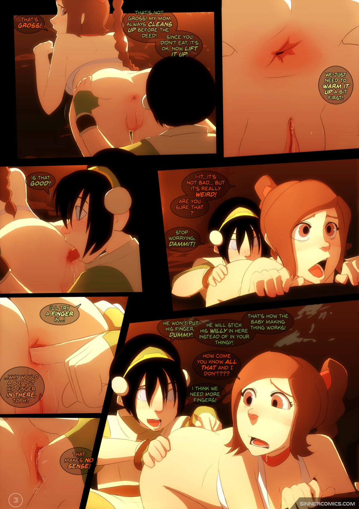[Sillygirl] Toph vs. Ty Lee (Avatar The Last Airbender)