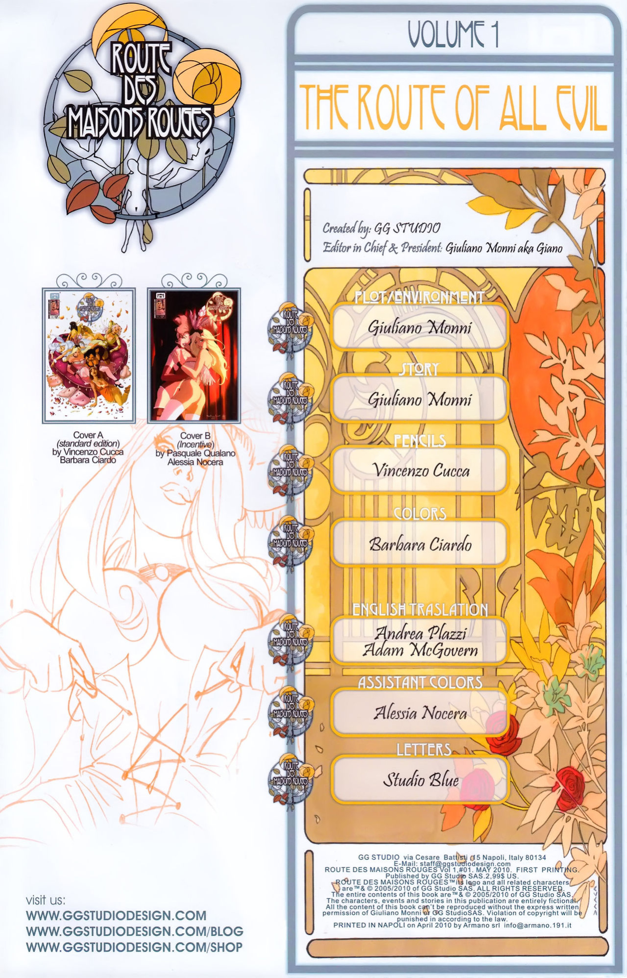 [gg studio (Giuliano Monni, Vincenzo Cucca)] Route des Maisons Rouges - 01 - The Route Of All Evil