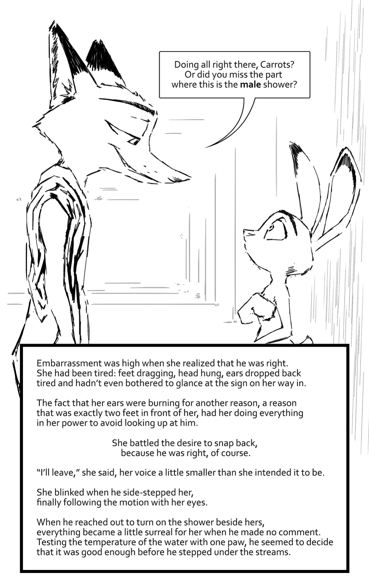 [TheWyvernsWeaver] Wilde Academy - Chapter 1 - Fox On A Hot Showered Bun (Zootopia)