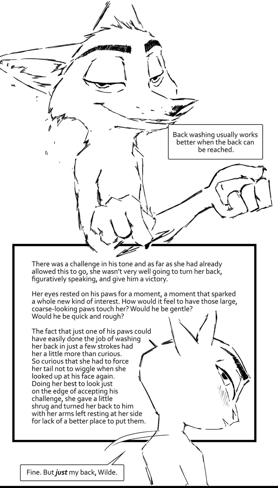 [TheWyvernsWeaver] Wilde Academy - Chapter 1 - Fox On A Hot Showered Bun (Zootopia)