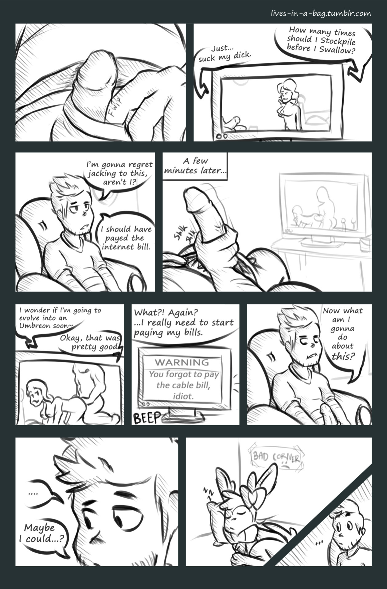 [Livesinabag] When You're Out of Porn (Pokemon)