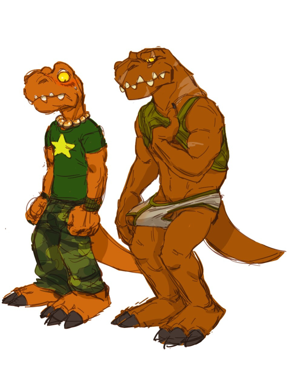 [orf] Father/son dino fun times