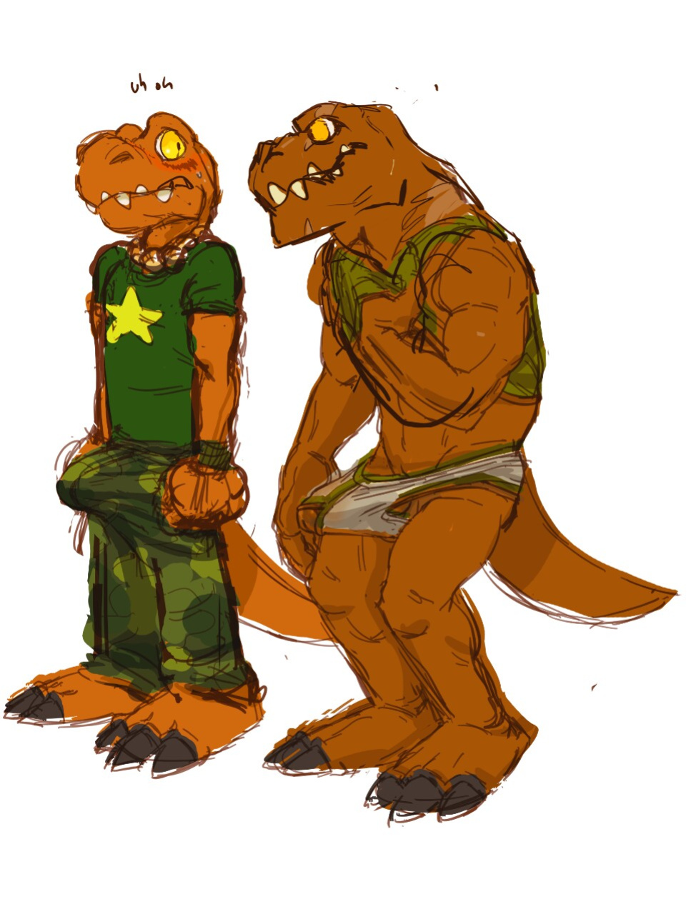 [orf] Father/son dino fun times