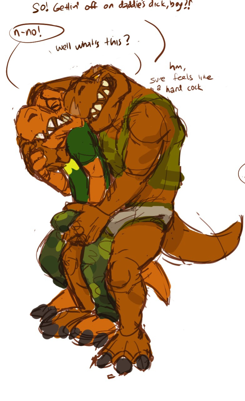 [orf] Father/son dino fun times