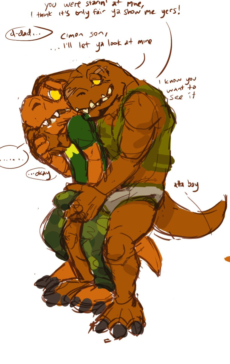 [orf] Father/son dino fun times