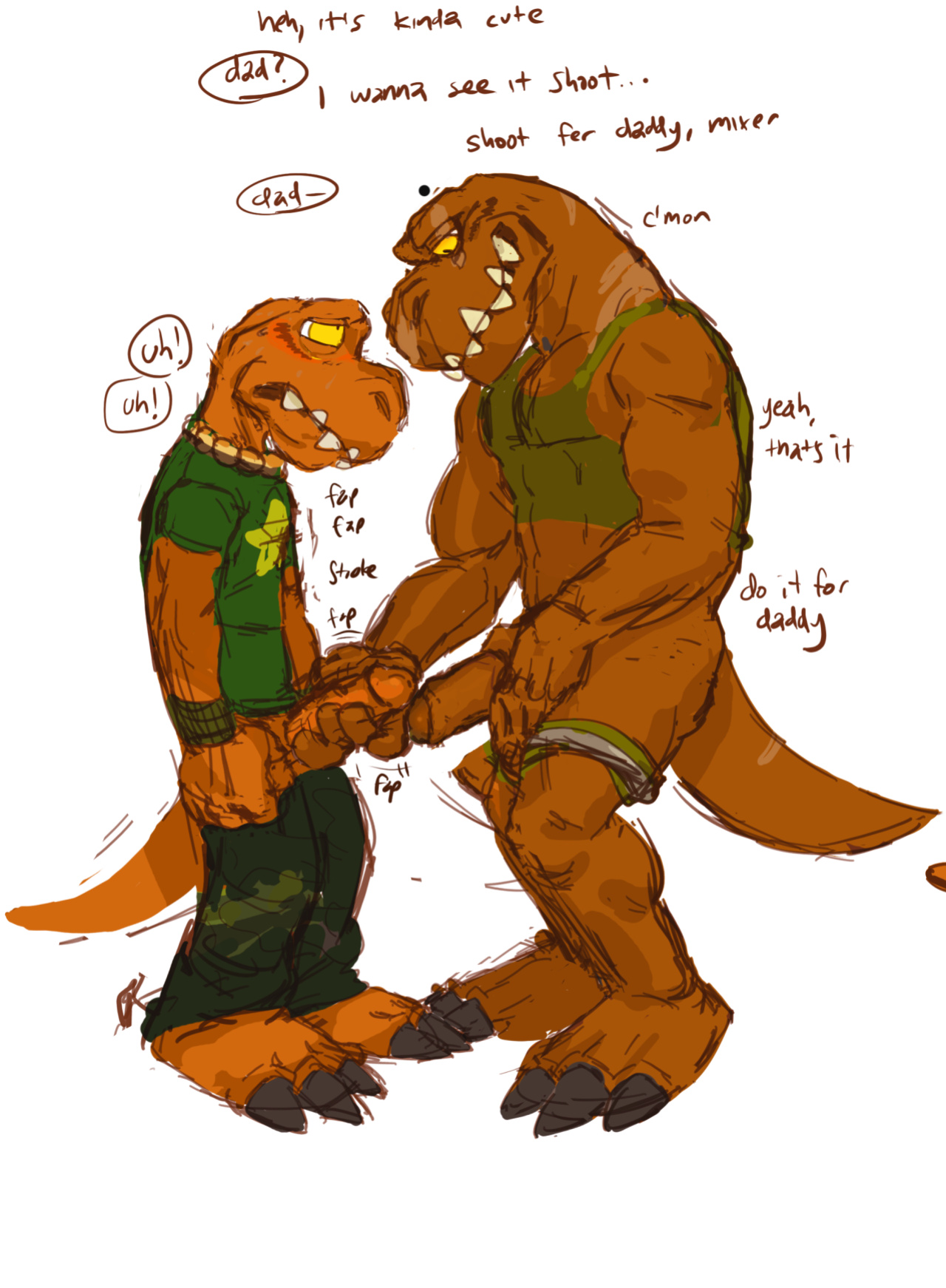 [orf] Father/son dino fun times