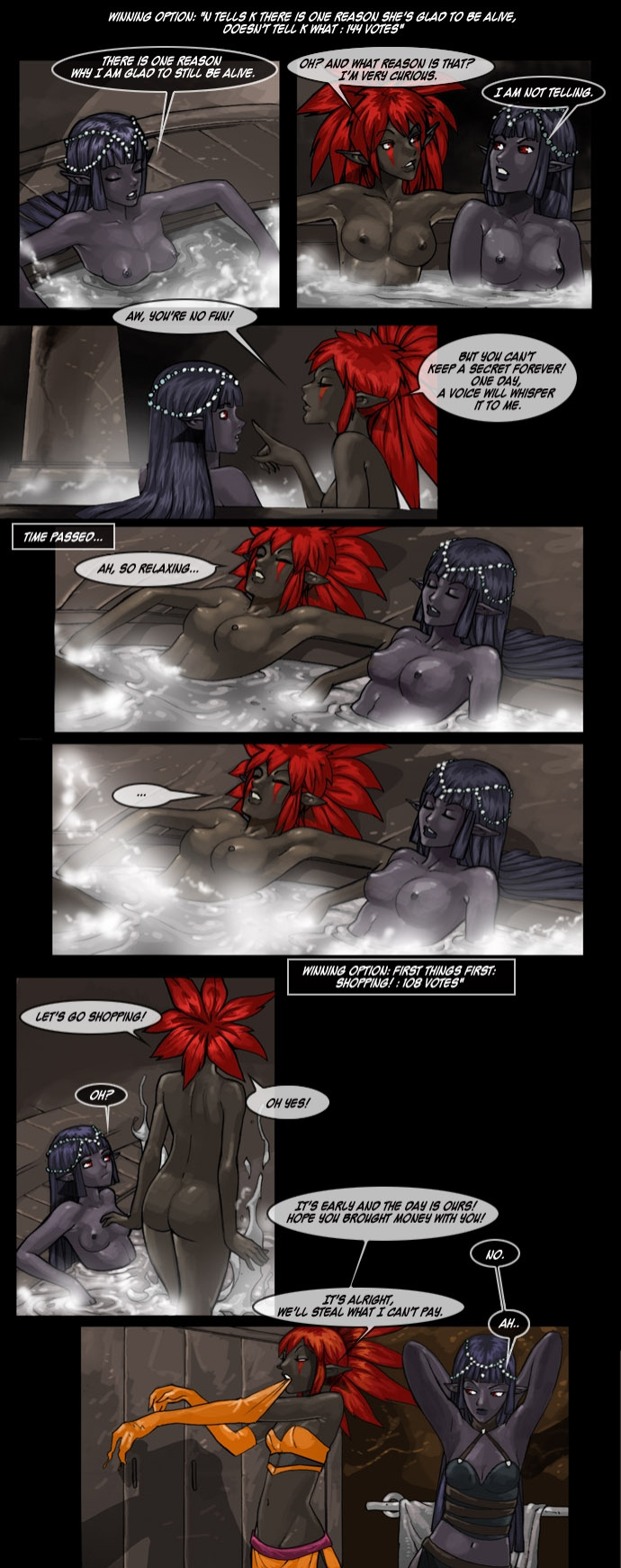 [Drowtales.com - Daydream 2] Chapter 7. Kiel and Naal love story