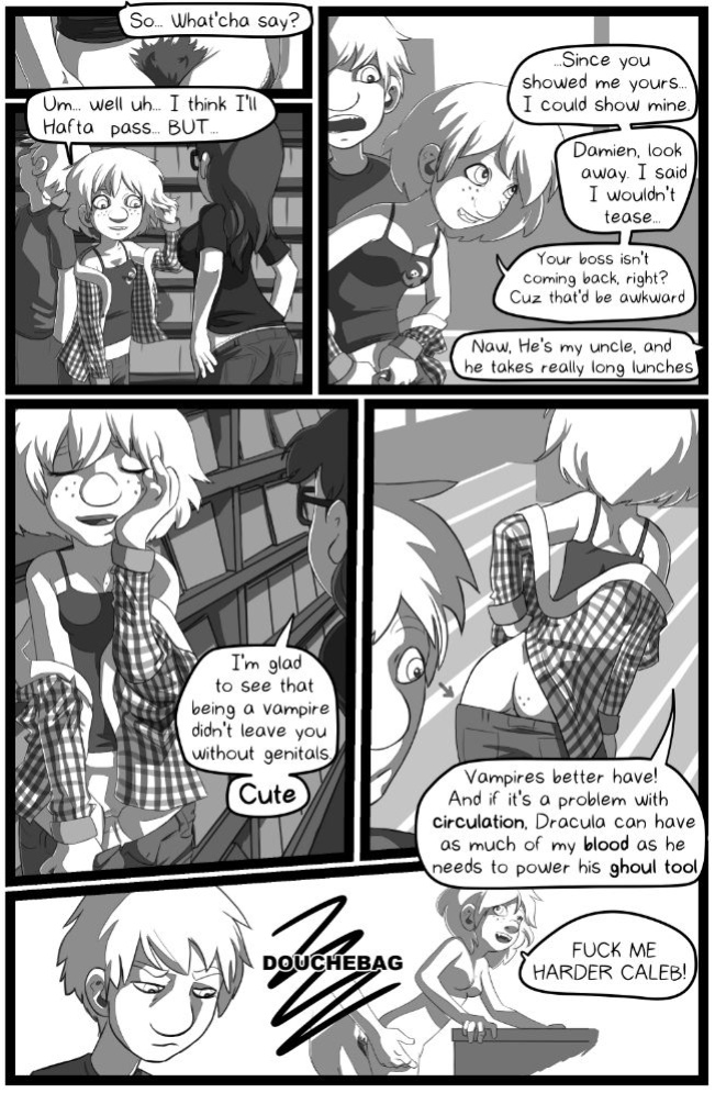 Zoe the Vampire weekly webcomic