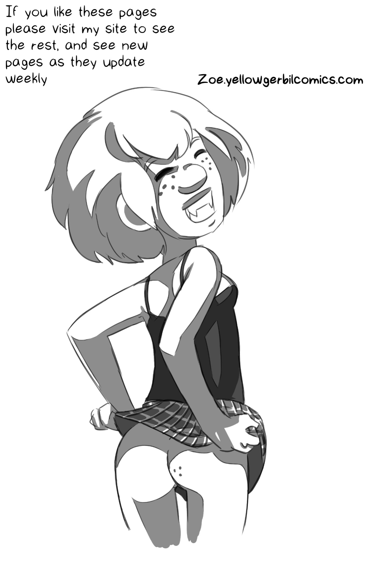 Zoe the Vampire weekly webcomic