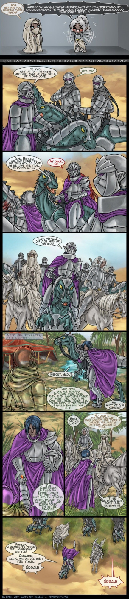 [Drowtales.com - Daydream 2] Chapter 8. Goddess' knight