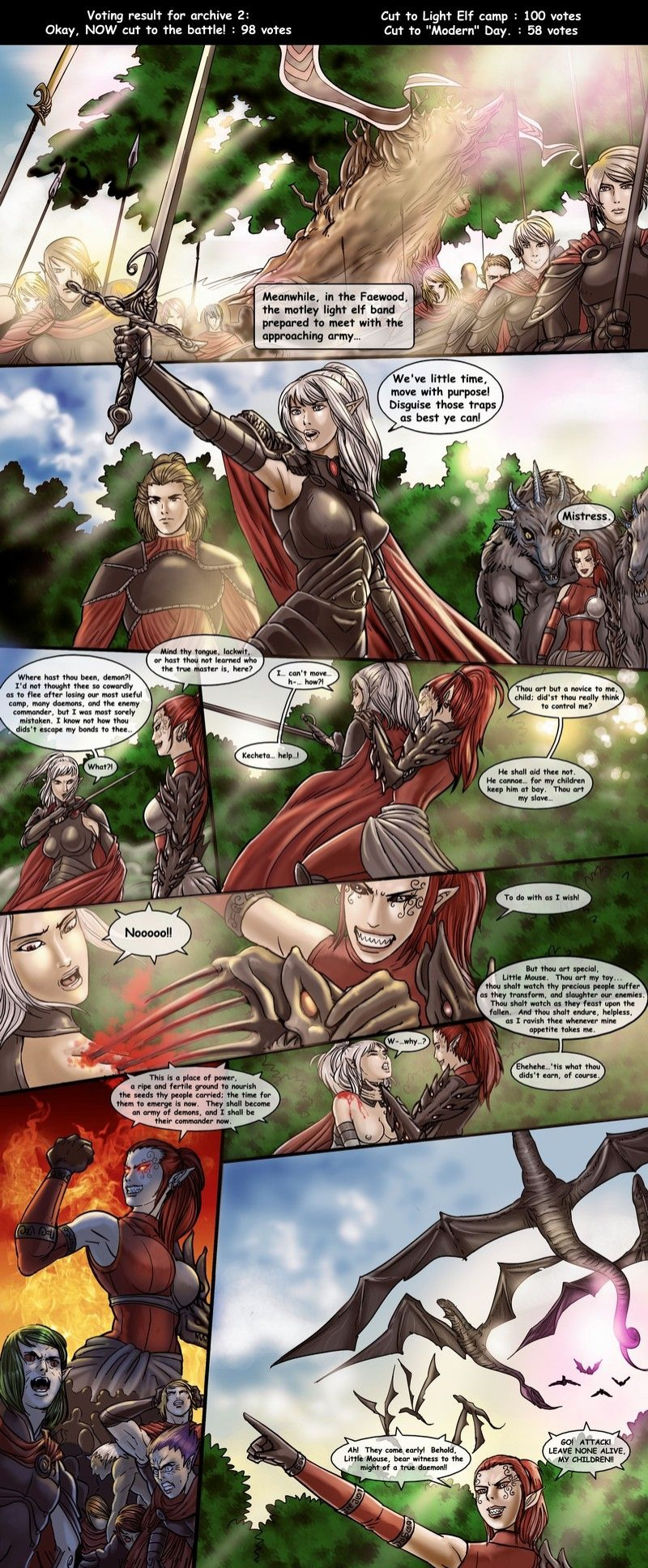 [Drowtales.com - Daydream 2] Chapter 8. Goddess' knight