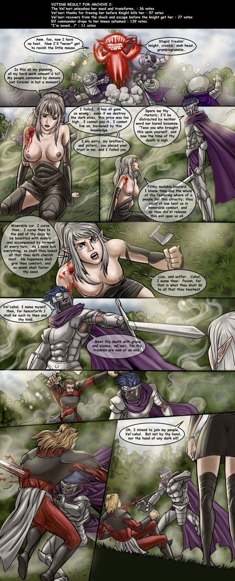 [Drowtales.com - Daydream 2] Chapter 8. Goddess' knight