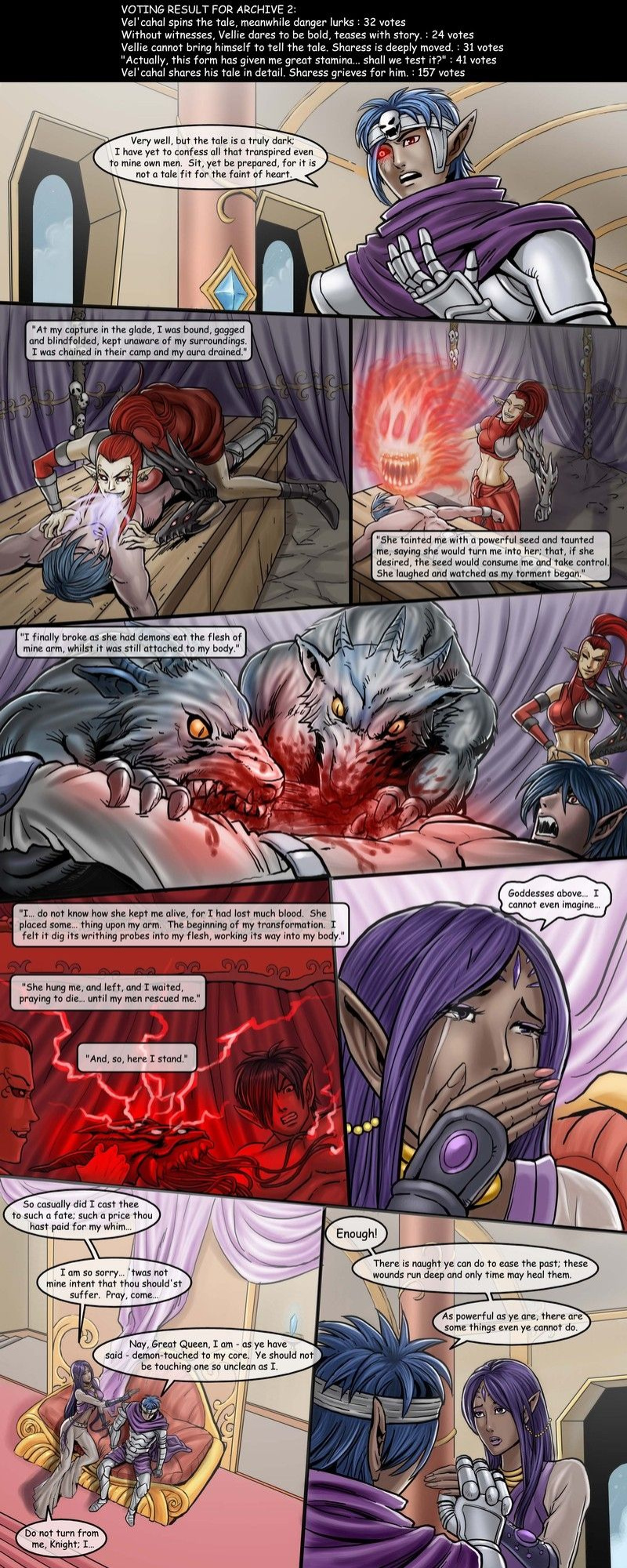 [Drowtales.com - Daydream 2] Chapter 8. Goddess' knight