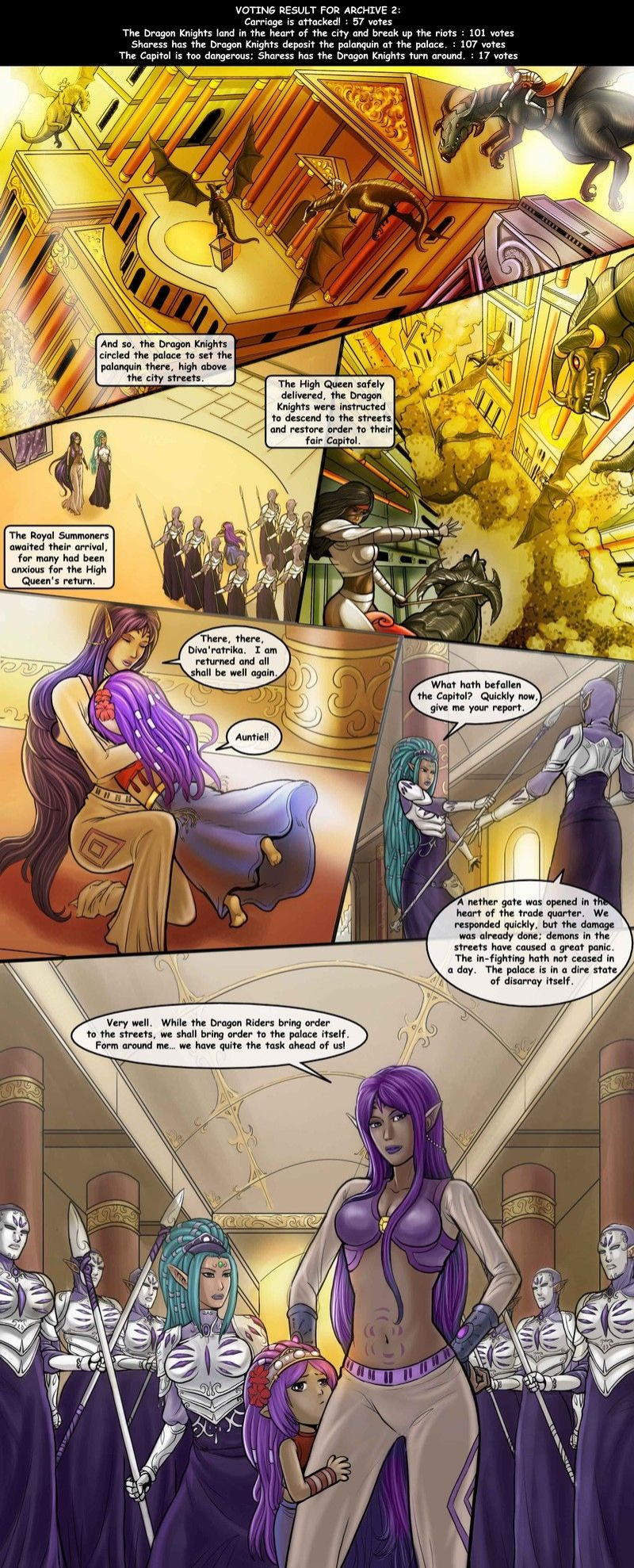 [Drowtales.com - Daydream 2] Chapter 8. Goddess' knight