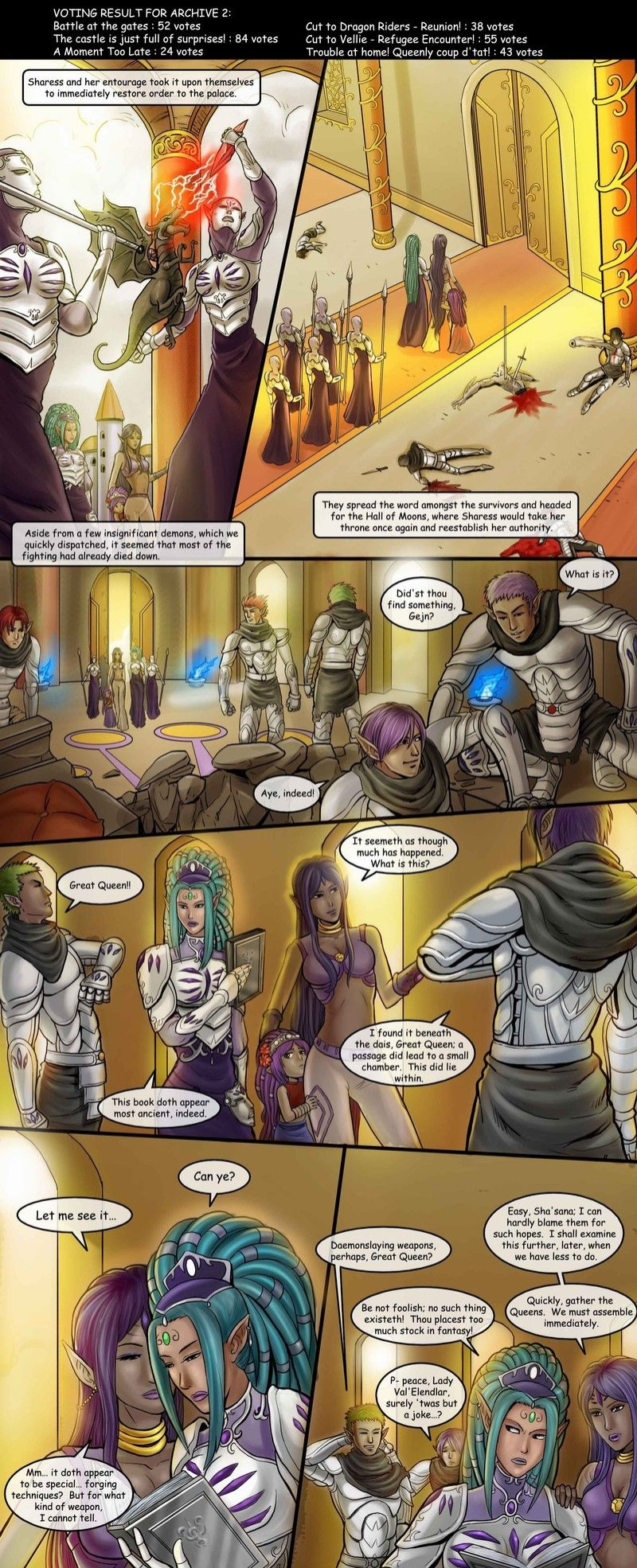 [Drowtales.com - Daydream 2] Chapter 8. Goddess' knight