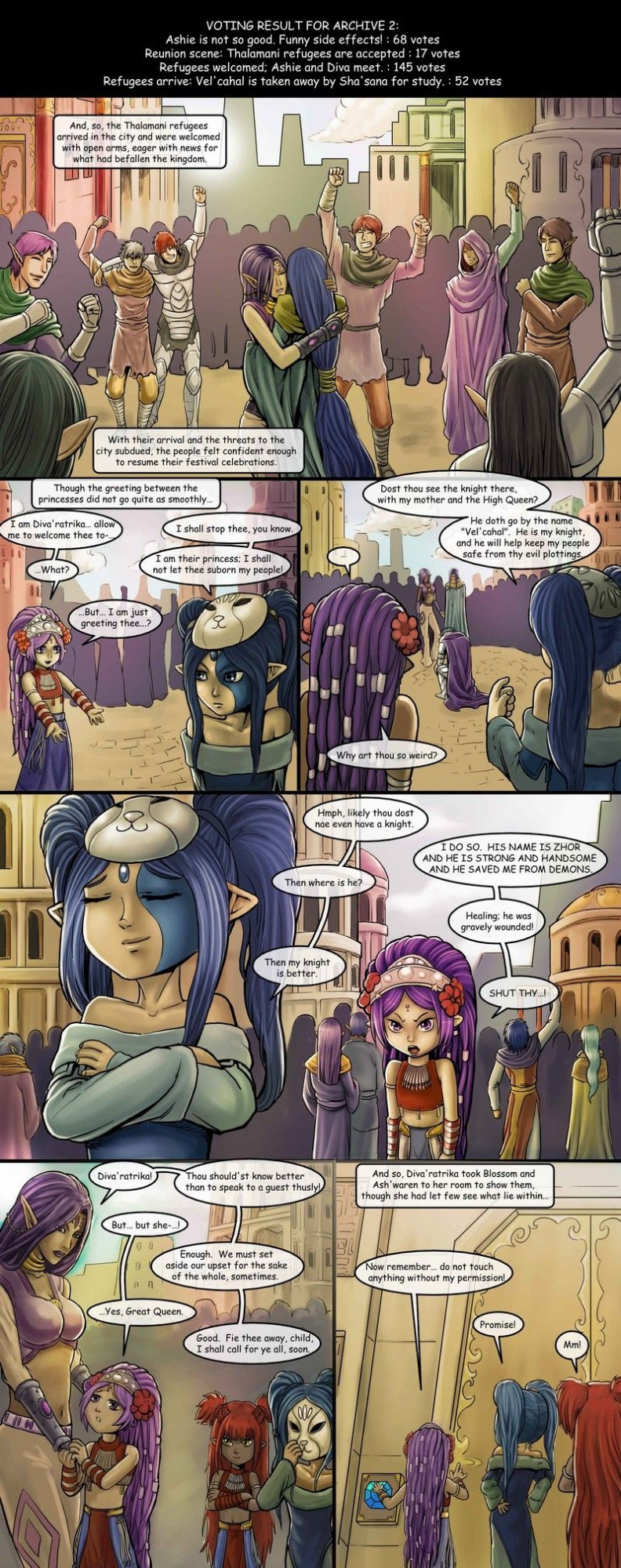 [Drowtales.com - Daydream 2] Chapter 8. Goddess' knight