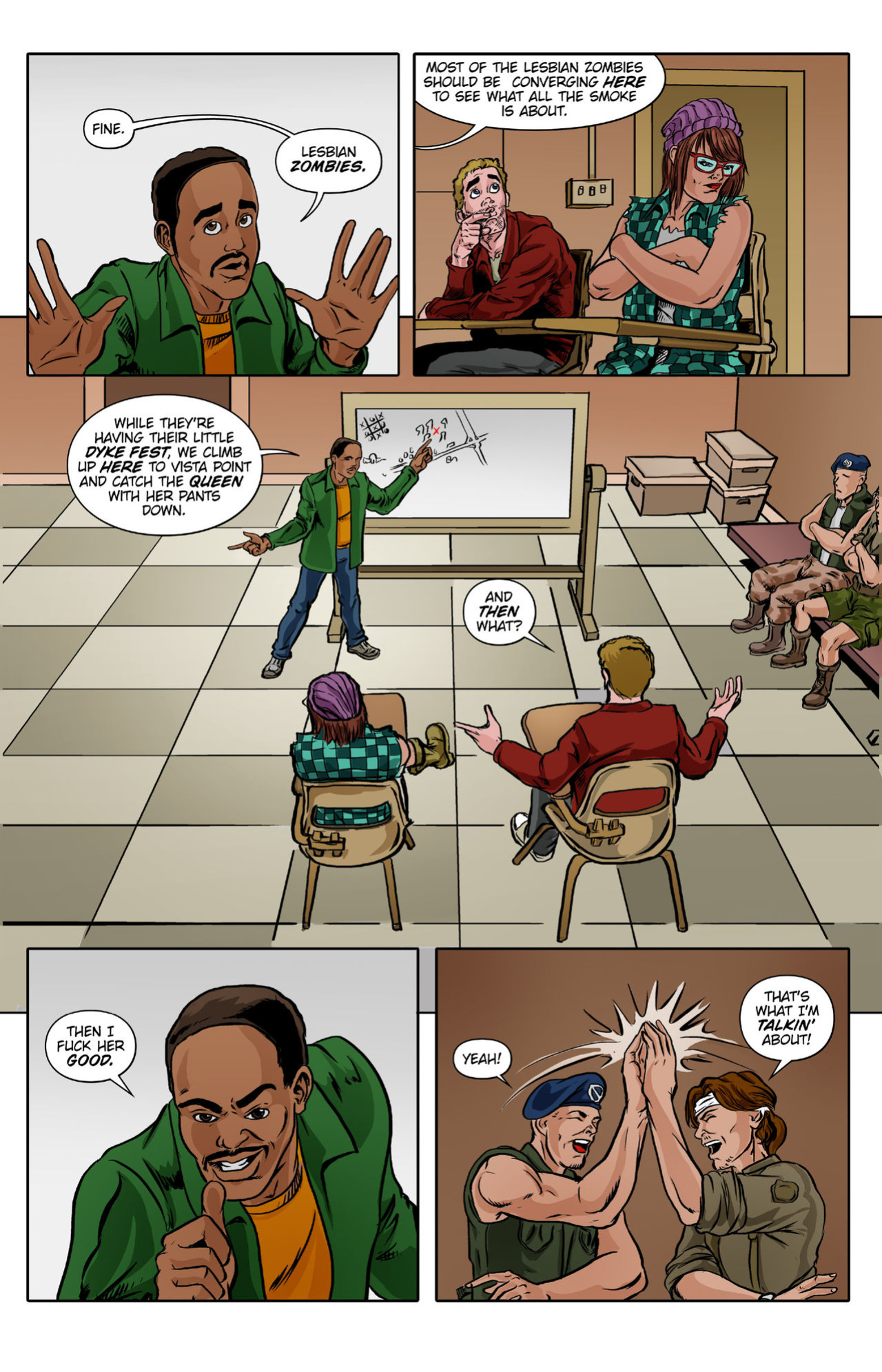 Lesbian Zombies From Outer Space #4