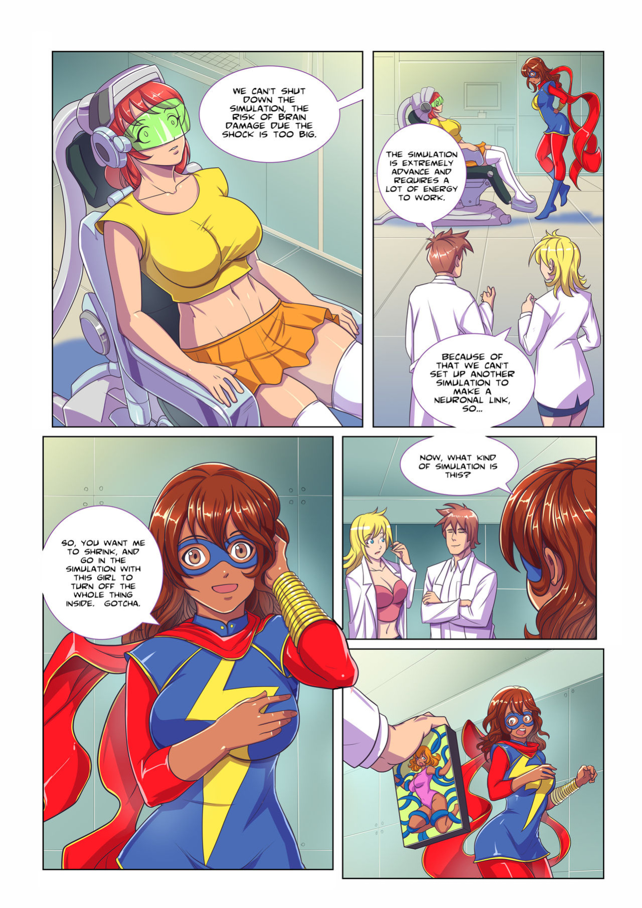 (Bokuman) Virtual Nightmare (Ms Marvel) -COMPLETE-