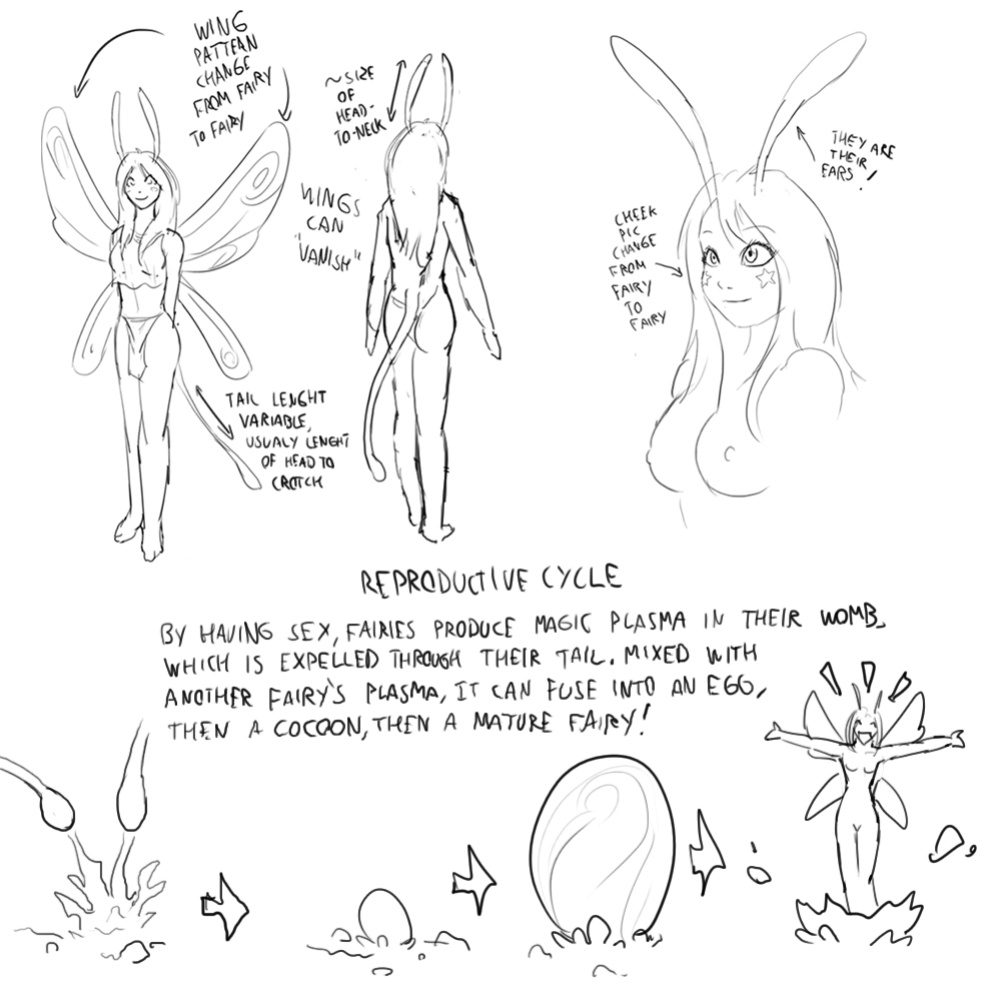 [Bobbydando] Fairies vs Tentacles Bonus Art Year 1