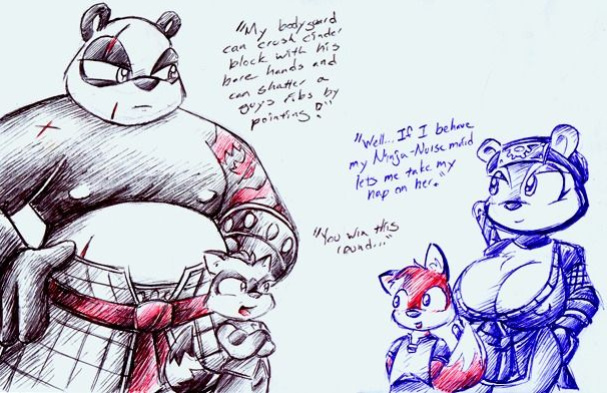 The Adventures of A Freelance Wet Nursemaid Ninja by drakefenwick