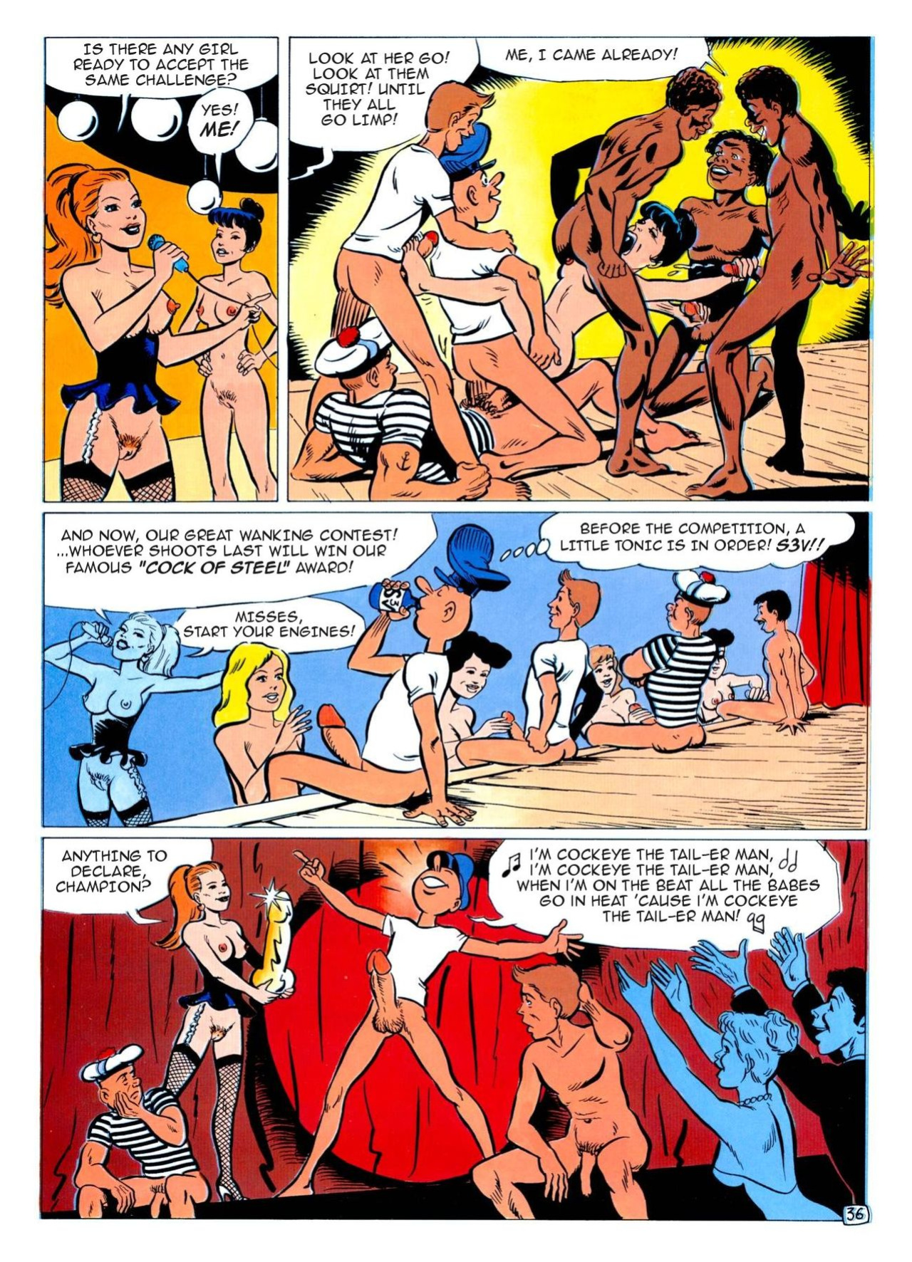 [Gast (Andre Amouriq)] Cockeye The Tail-er [english] {Donnie B. & Stelios}