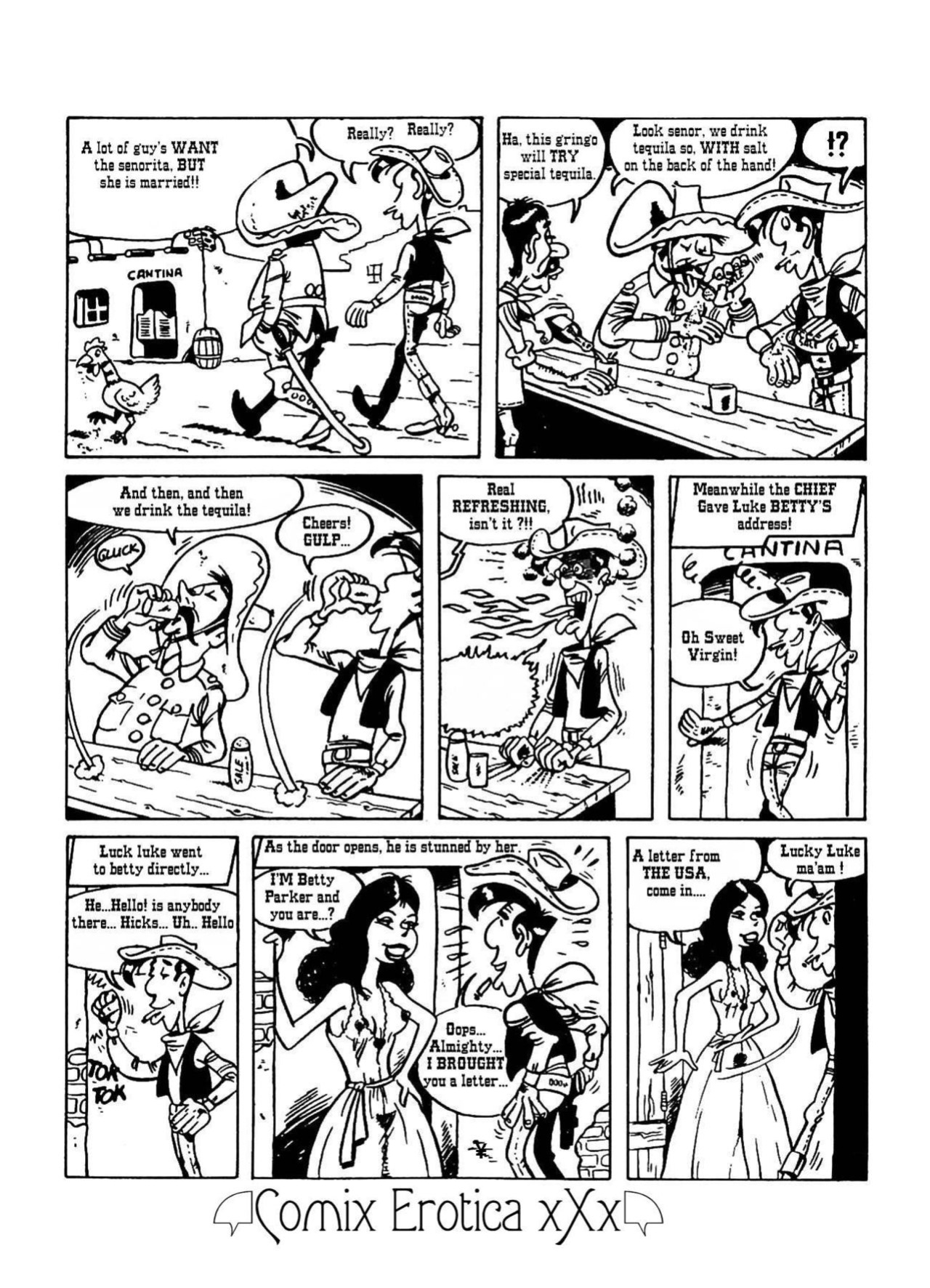 [Schuurmans] The Sex-Adventures of Lucky Luke [english]