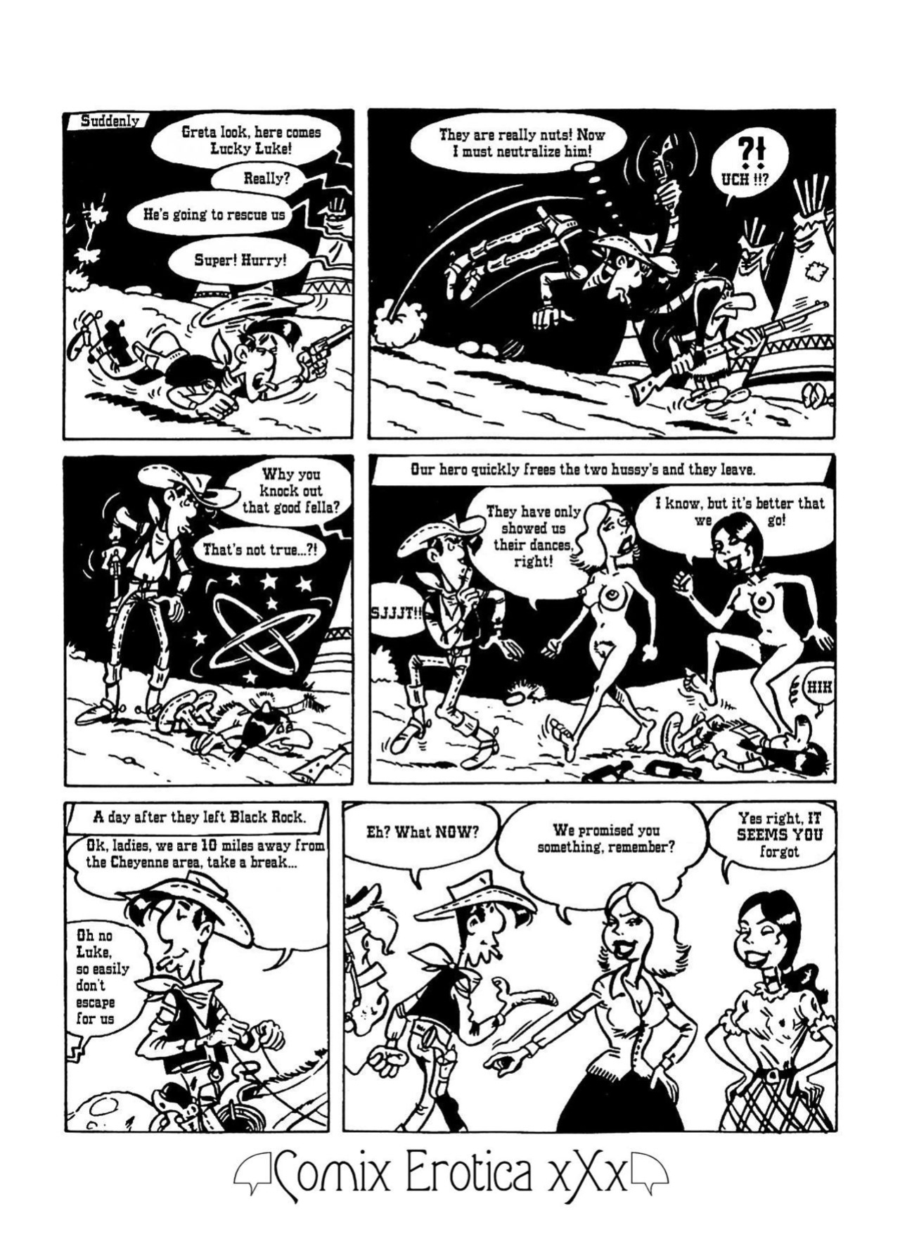 [Schuurmans] The Sex-Adventures of Lucky Luke [english]