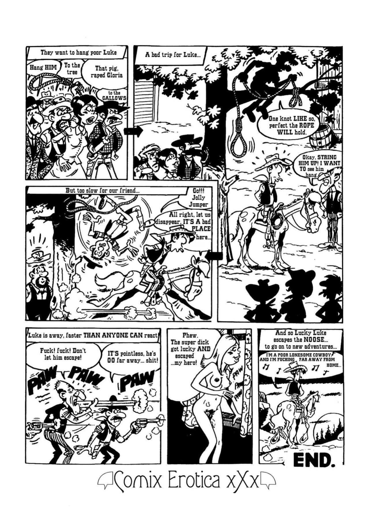 [Schuurmans] The Sex-Adventures of Lucky Luke [english]