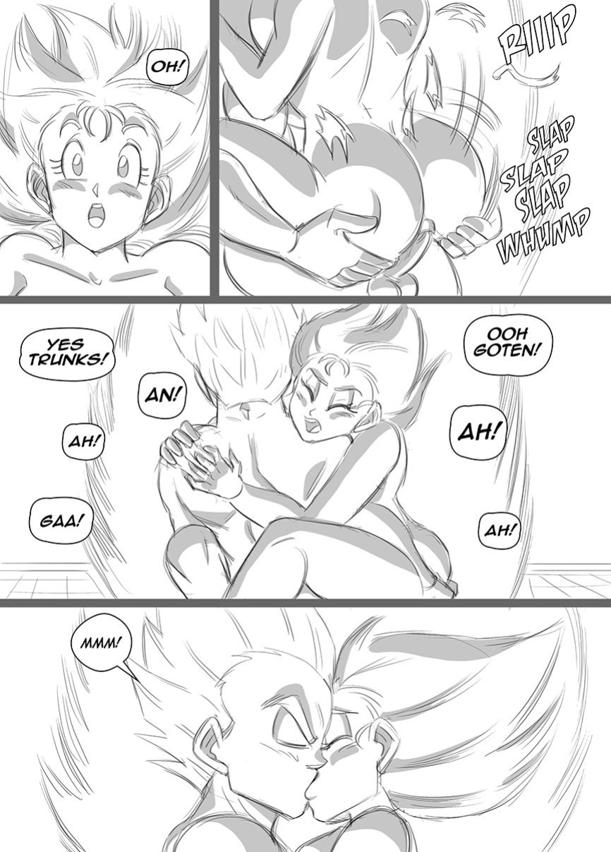 [Funsexydragonball] Chase After Me: Goten x Marron x Trunks (Dragon Ball GT)