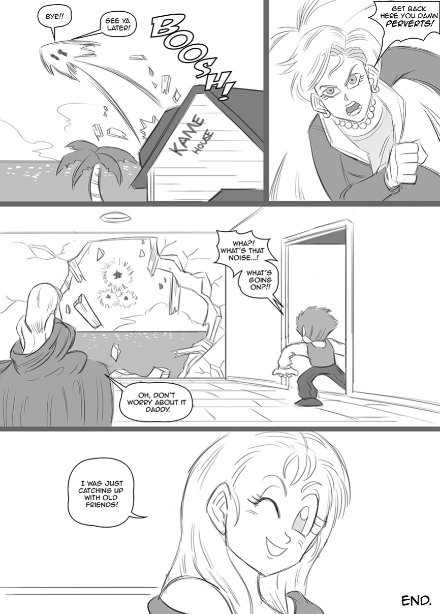 [Funsexydragonball] Chase After Me: Goten x Marron x Trunks (Dragon Ball GT)
