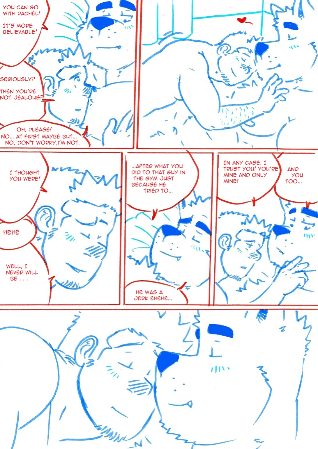 [husky92] Wolfguy 2 - Red & Blue