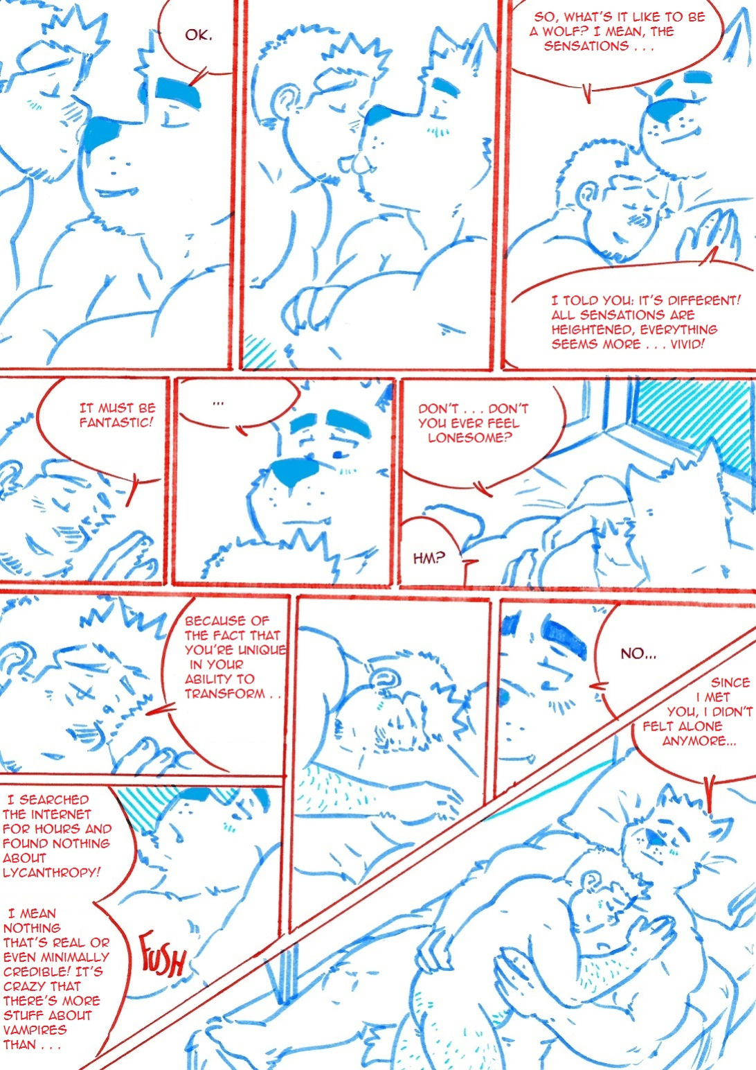 [husky92] Wolfguy 2 - Red & Blue