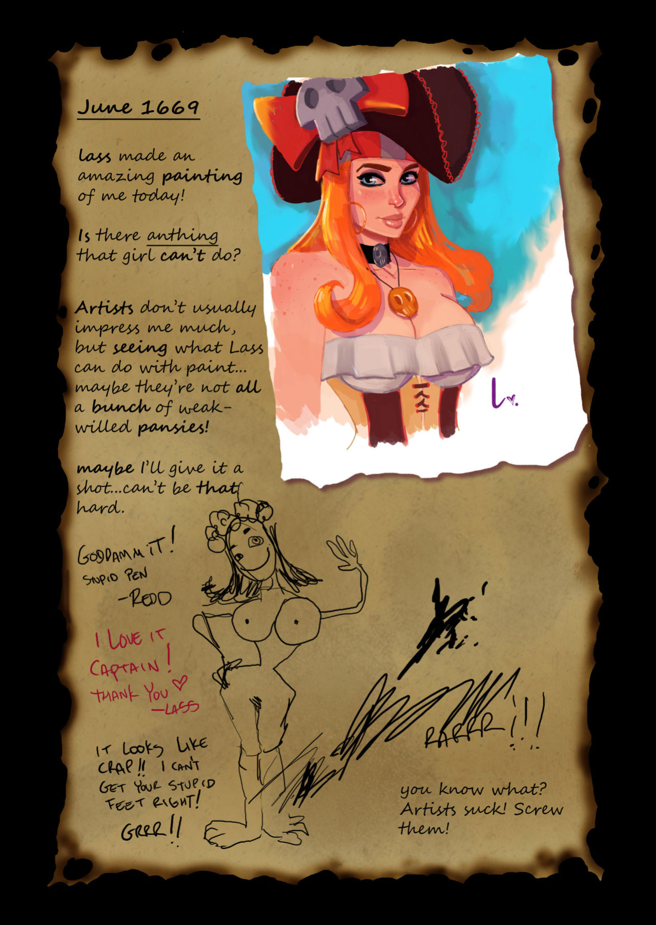 [Joe Pekar] Redd Velvette #1 - The Captain's Journal Addon (Kickstarter Project)