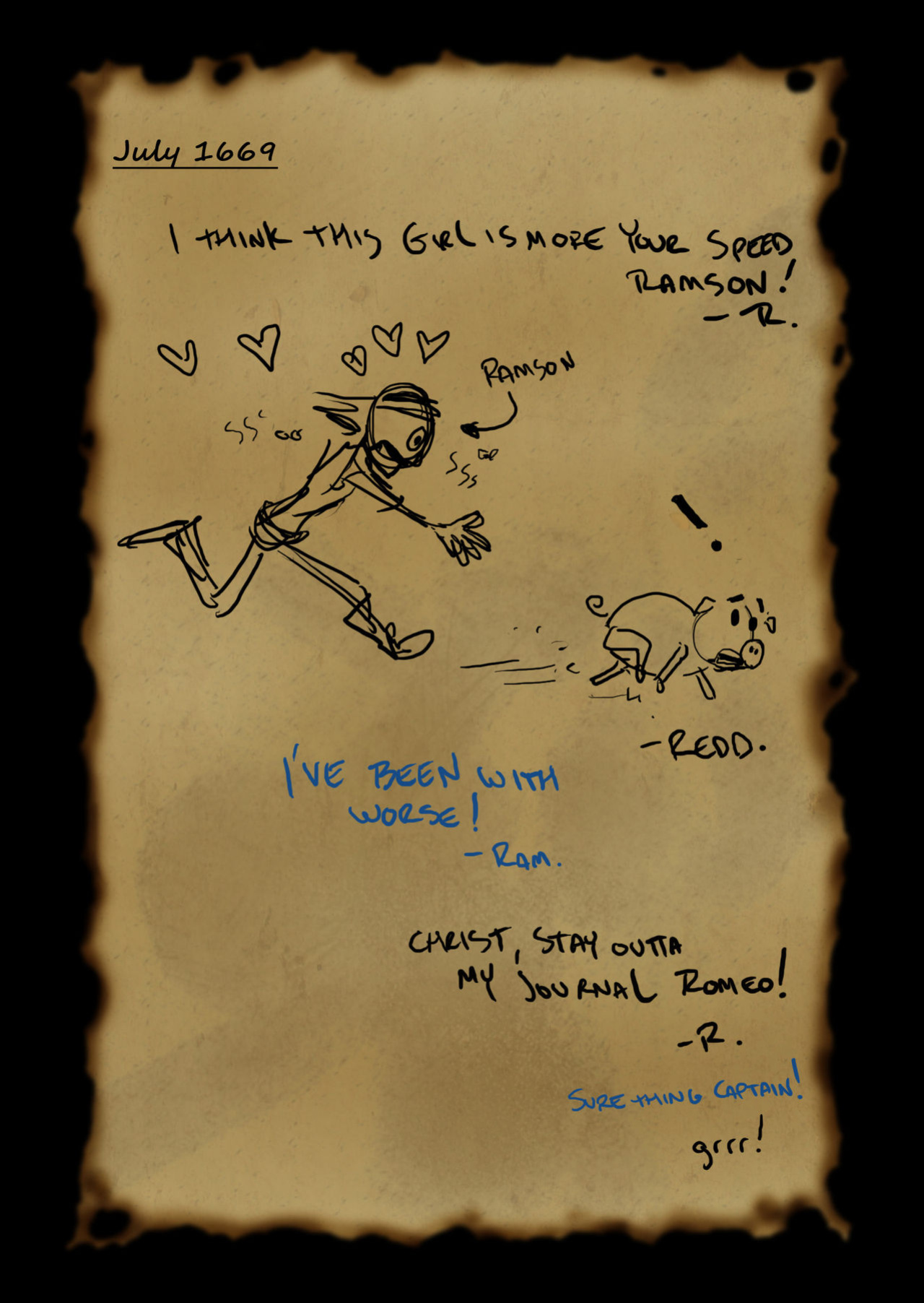 [Joe Pekar] Redd Velvette #1 - The Captain's Journal Addon (Kickstarter Project)