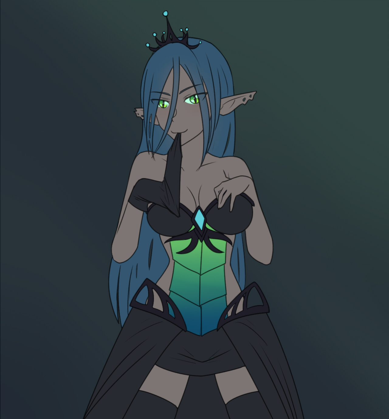 [JonFawkes] Strip Queen Chrysalis (My Little Pony: Friendship is Magic)