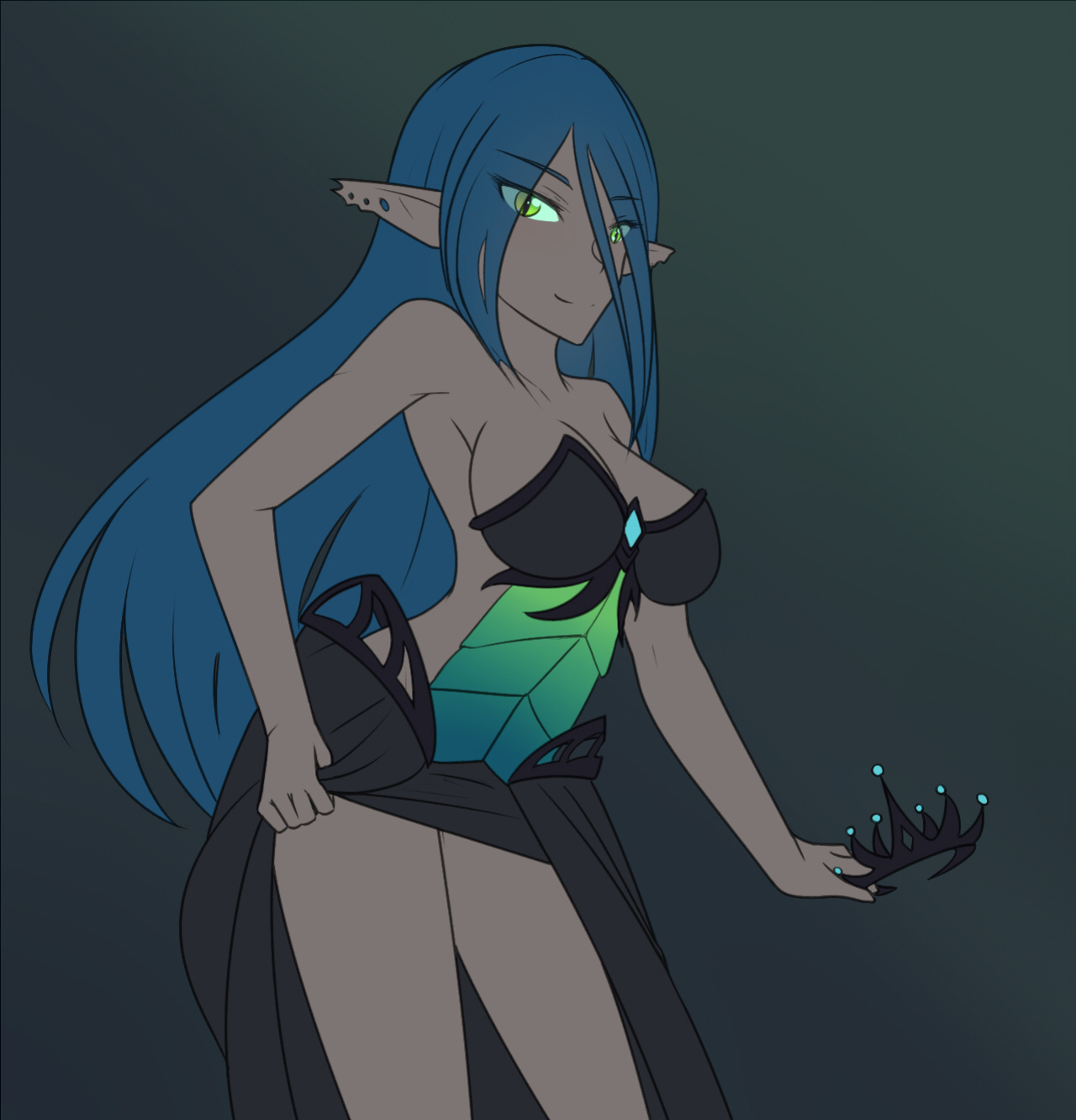 [JonFawkes] Strip Queen Chrysalis (My Little Pony: Friendship is Magic)