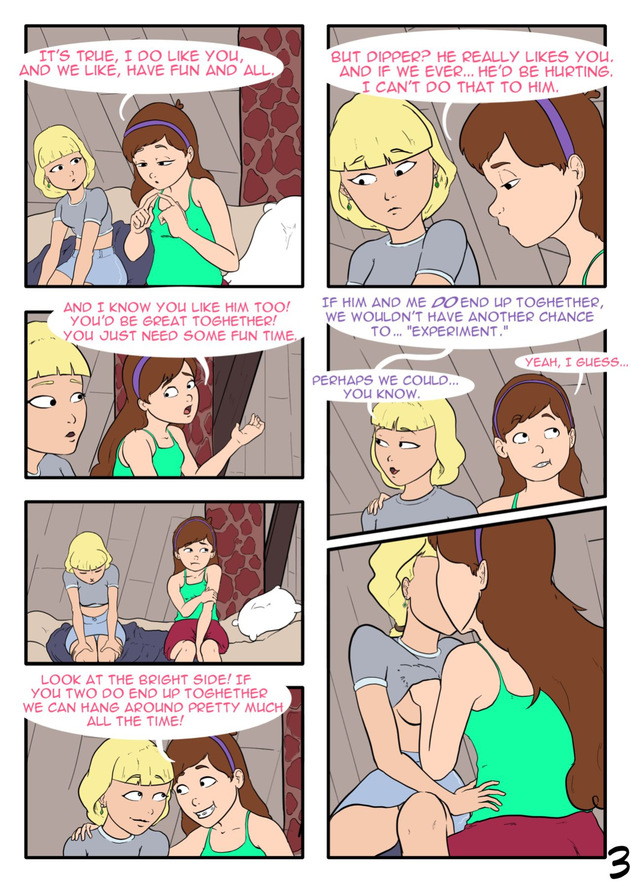 [SealedHelm] Butterflies in my head Part 3 (Gravity Falls)