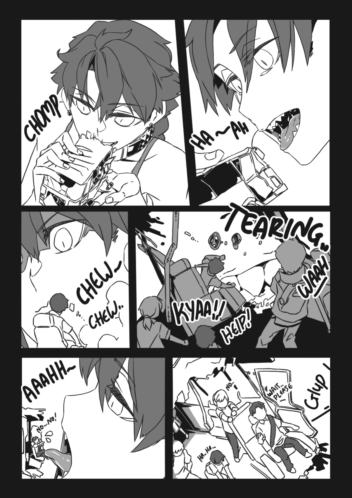 [LuckyB] Bus vore