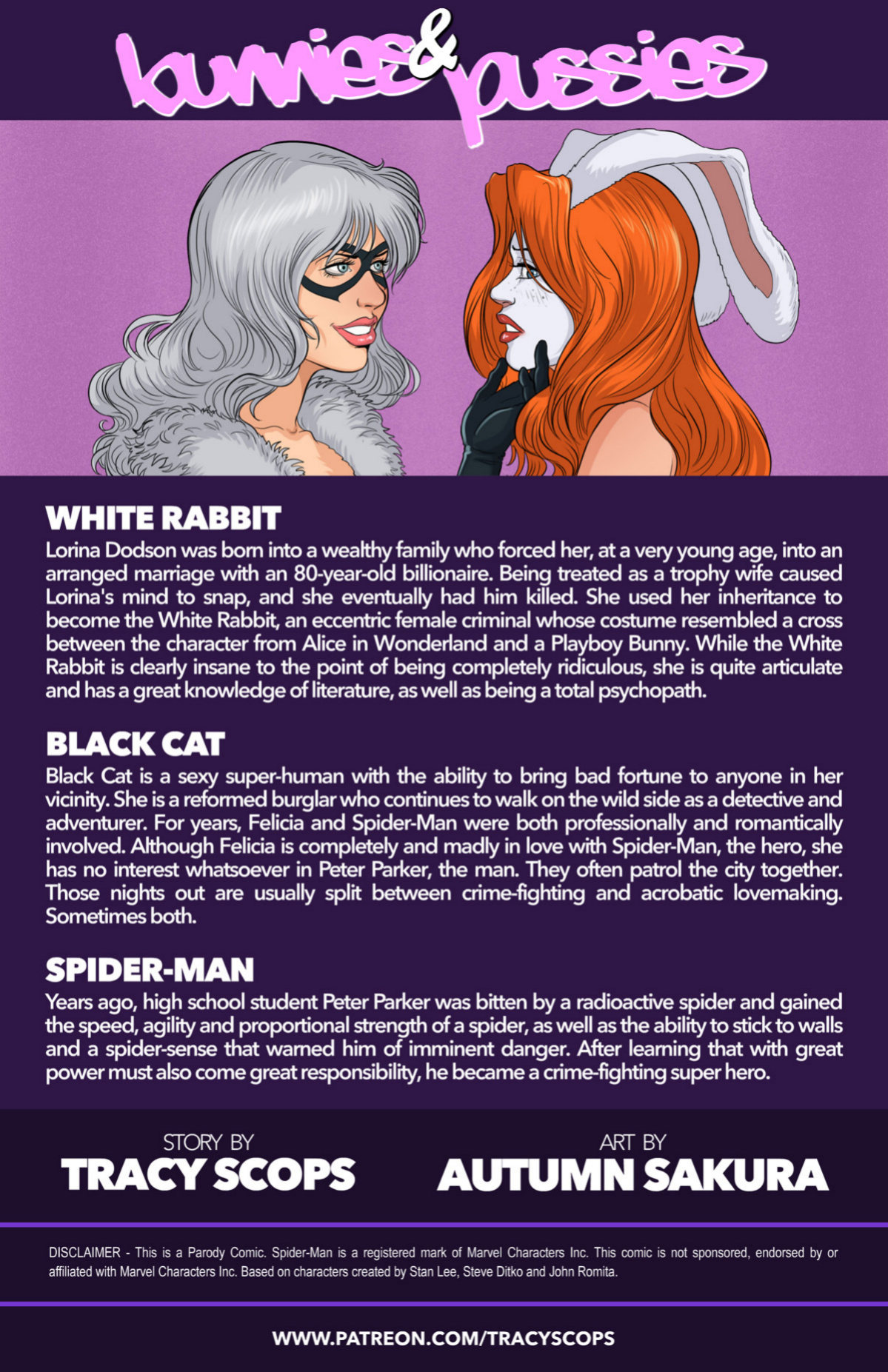 [Tracy Scops (Autumn Sakura)] Bunnies & Pussies (Spider-Man)