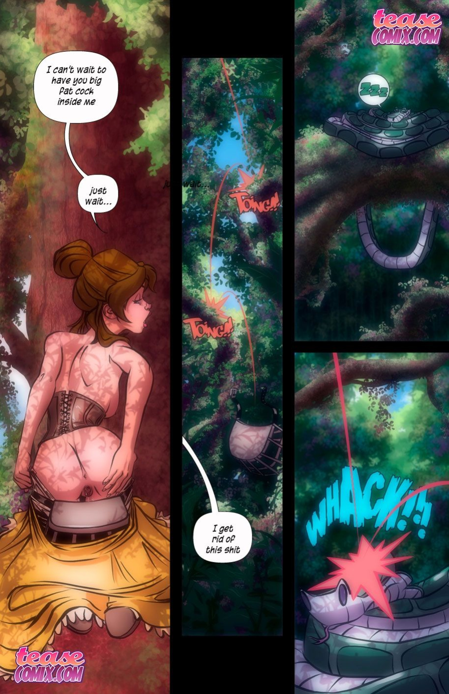 [TeaseComix (Kaizen2582)] The Legend of the White Ape and the Snake (Tarzan, The Jungle Book)