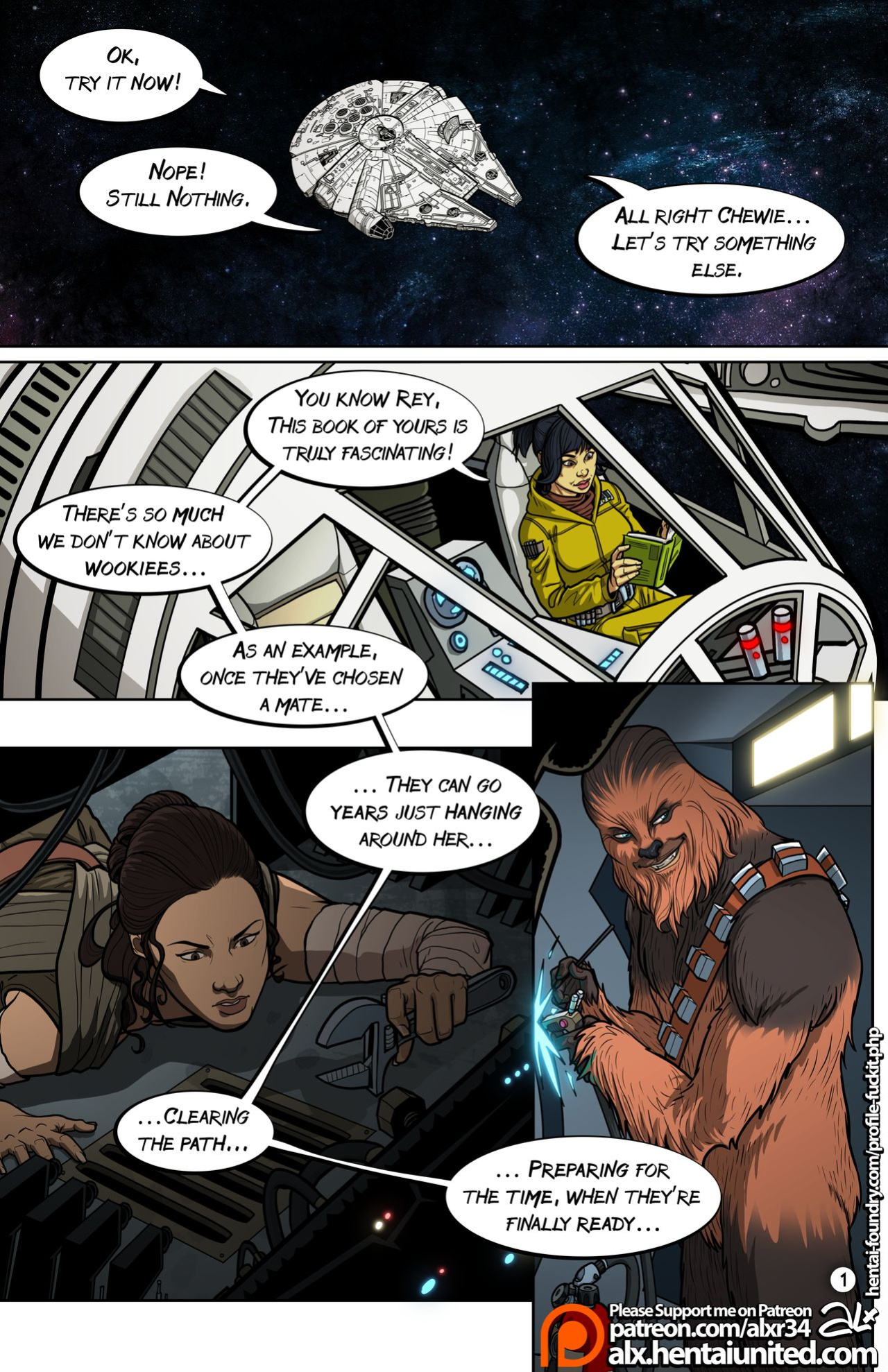 (Alx) -Star Wars: A Complete Guide to Wookie Sex(HQ) (complete)