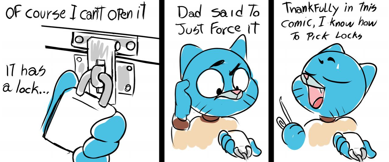 [fourball] Gumball's Battery Mishap (The Amazing World of Gumball)