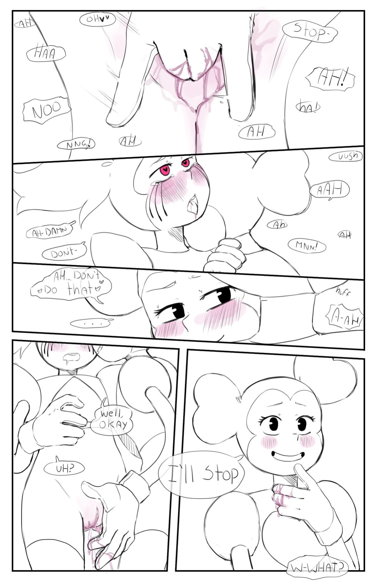 [GygerBeen] Short Spinel selfcest comic (Steven Universe)