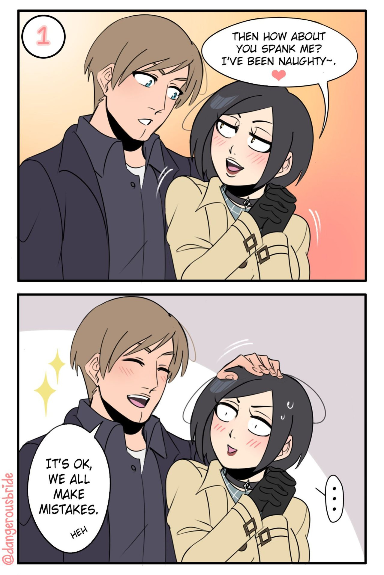 [DangerousBride] Her irresistible rookie (Resident Evil)