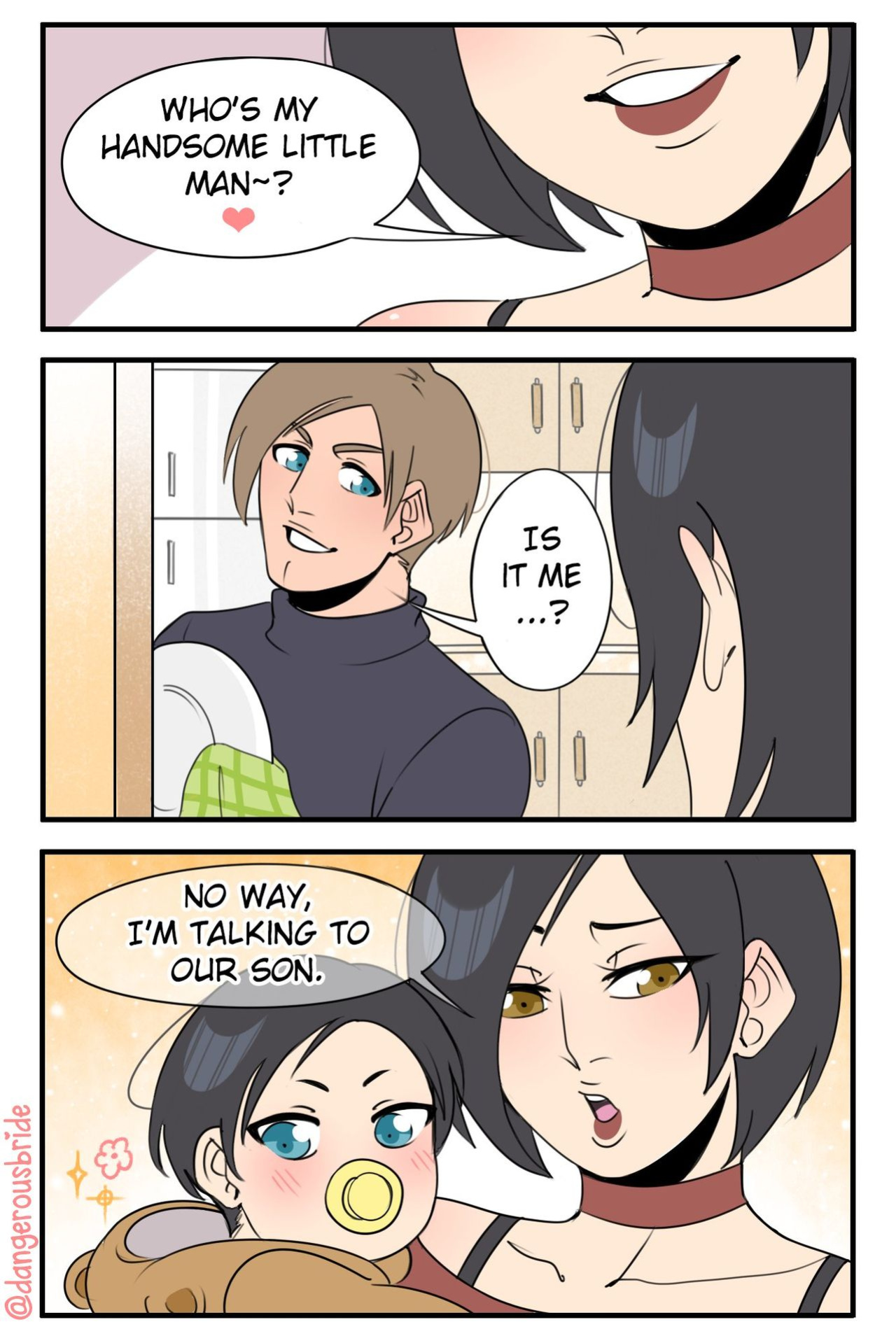 [DangerousBride] Her irresistible rookie (Resident Evil)