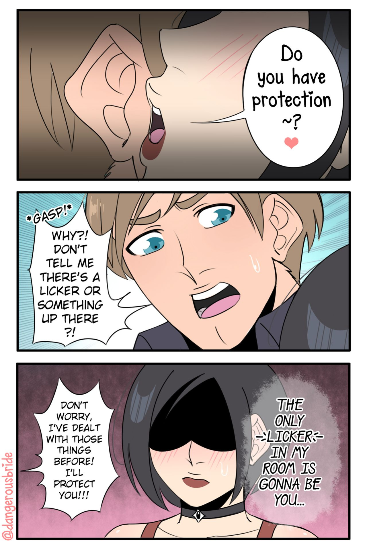 [DangerousBride] Her irresistible rookie (Resident Evil)