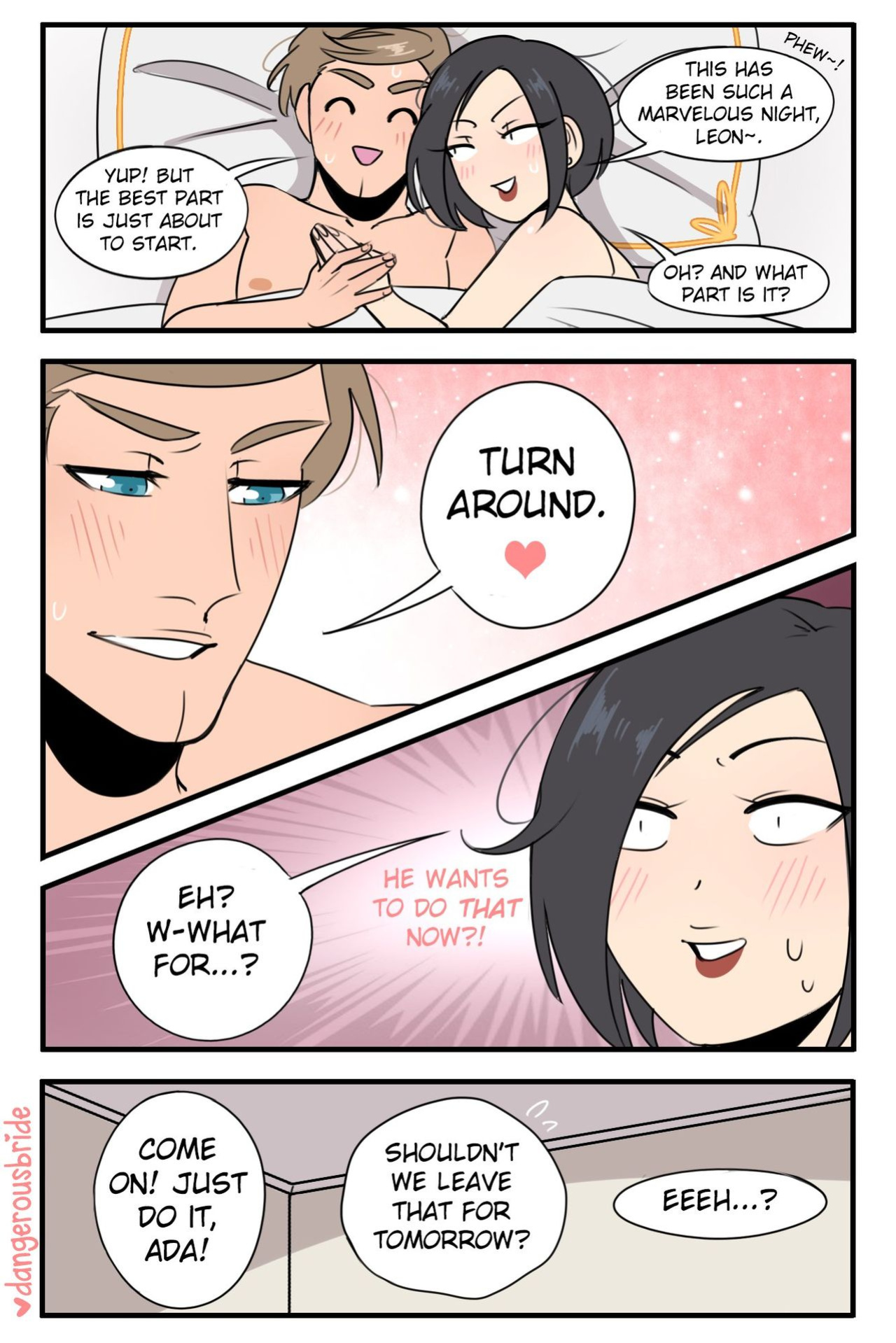 [DangerousBride] Her irresistible rookie (Resident Evil)