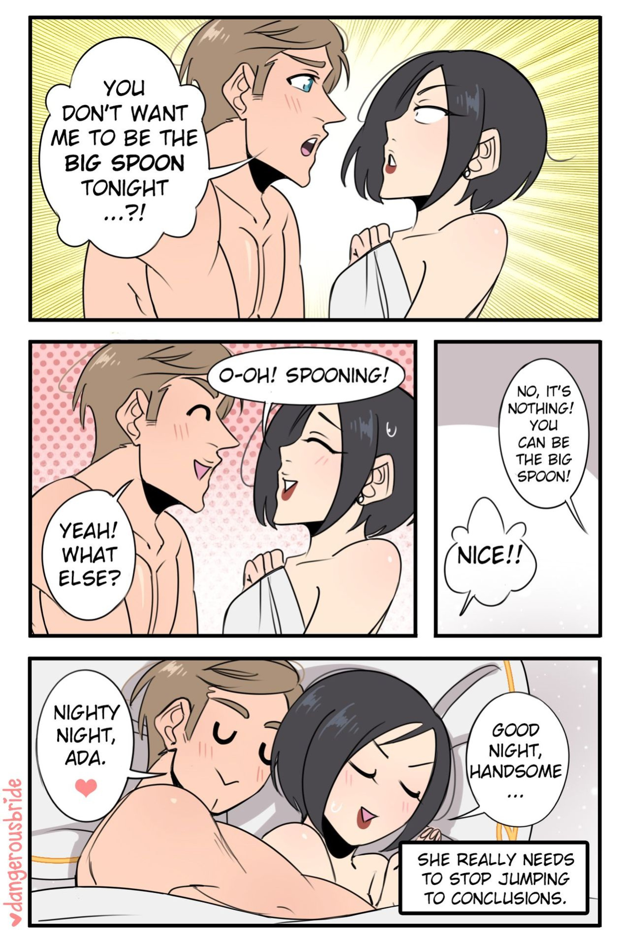 [DangerousBride] Her irresistible rookie (Resident Evil)