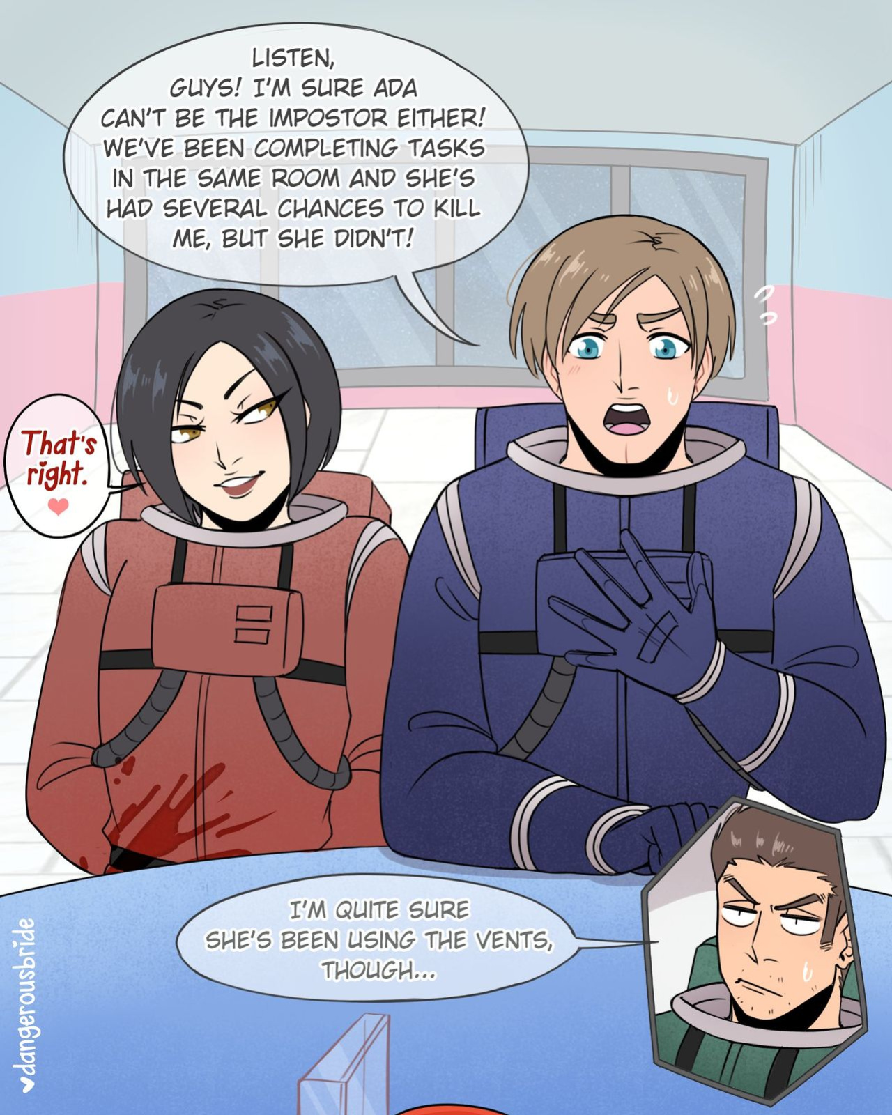 [DangerousBride] Her irresistible rookie (Resident Evil)