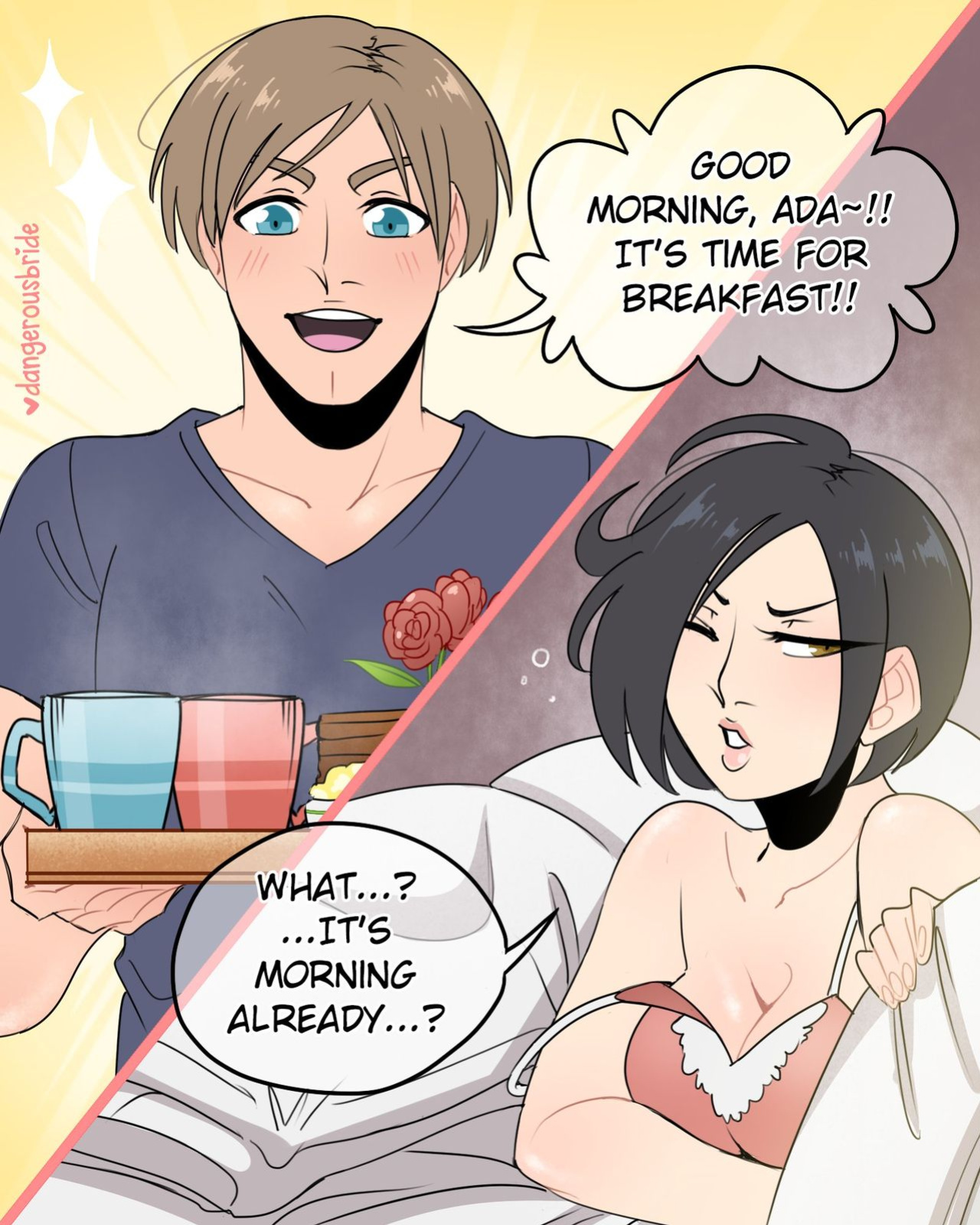 [DangerousBride] Her irresistible rookie (Resident Evil)
